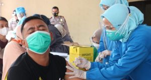 4000 Warga Banjarnegara Antusias Ikuti Vaksinasi Massal