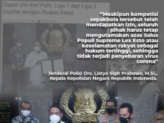 Protokol kesehatan untuk Liga 1 dan Liga 2021/2022
