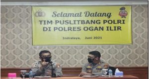Tim Puslitbang Polri Kunjungi Polres Ogan Ilir, Bahas Implementasi Pelayanan Prima Polri ke Masyakat