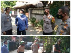 Tingkatkan 3T Dalam Upaya Pencegahan Penyebaran Covid-19, Polsek Kebayoran Lama Lakukan Penyemprotan Disinfectan di Pondok Pinang