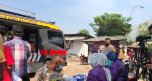 Polri Peduli, Polres Tangsel Gelar Vaksinasi Mobile Covid19 dan Bhakti Sosial di Serpong