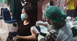 TNI AL Gelar Serbuan Vaksinasi kerjasama dengan TNI-POLRI dan Universitas Muhammadiyah Pontianak