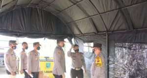 Kapolda Jambi Pantau Pos Penyekatan PPKM Level IV di Kota Jambi