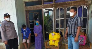 Polsek Reban Salurkan Sembako Untuk Anak Yatim