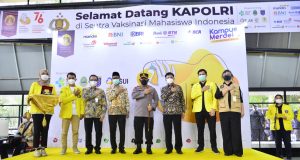 Tinjau SVMI di UI, Kapolri: Hilangkan Perbedaan Bersatu Lawan Covid-19