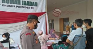 Vaksinasi Polri Serentak, Polres Telukbetung Utara Gelar di Masjid Al Furqon