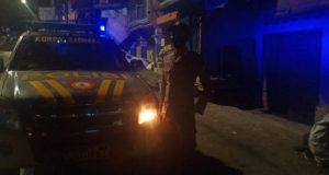 Jaga Kamtibmas, Anggota Piket Polsek Alla Patroli Malam Hari Hingga Dini Hari