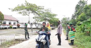 Satgas Yustisi Karau Kuala Terus Berikan Imbauan Kepada Masyarakat Selalu Disiplin Prokes