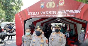 Gerai Vaksin Polri, Polsek Tanta Amankan Jalannya Kegiatan