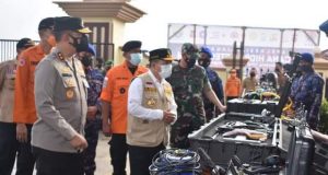 Kapolda Jambi Ikuti Apel Siaga Bencana Hidrometeorologi Tahun 2021