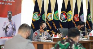 Kapolri Minta Forkopimda Sumut Lakukan Antisipasi Cegah Lonjakan Covid-19 saat Nataru