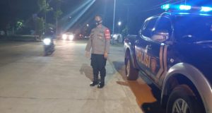 Jaga Obvit dari Gangguan Kamtibmas, Personel Polsek Indramayu Gelar Patroli Wiralodra