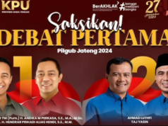 Debat Perdana Pilgub Jawa Tengah Digelar Malam Ini di Semarang Debat Pilgub Jawa Tengah 2024
