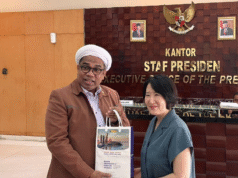 Prof Ngabalin Pandang Diplomasi Indonesia Harus Berbasis Prestasi Konkret Professor Ngabalin, bersama Vice Presiden BUFS Korea Selatan Prof. Kwon, Sun-Hee, Ph . D