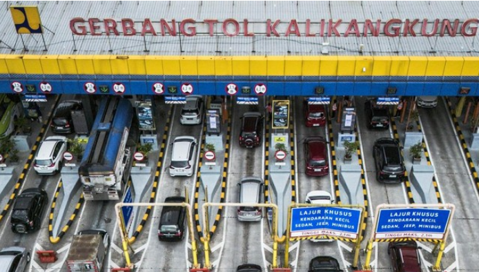 One Way Nasional Arus Balik Resmi Dimulai dari GT Kalikangkung