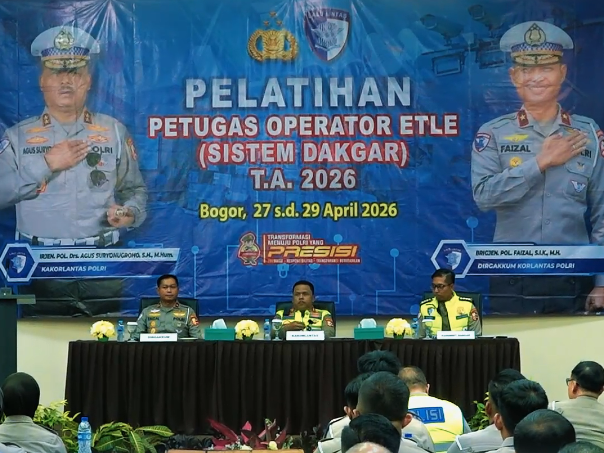 Kakorlantas Buka Pelatihan Operator ETLE, Perkuat Kapasitas Petugas Lalu Lintas